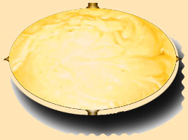 burfi during the cooking