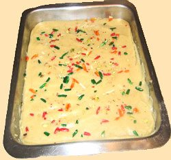 burfi in tray